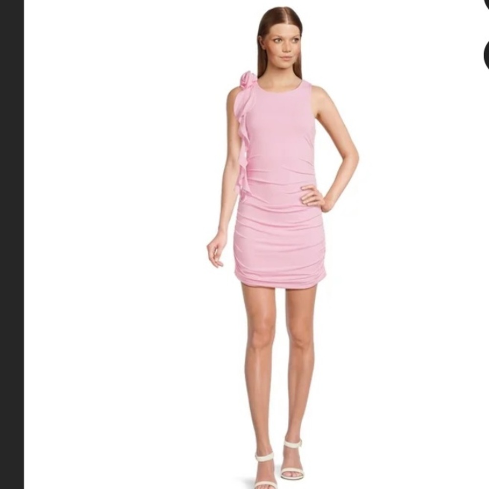Planet Gold Pink Sleeveless Dress